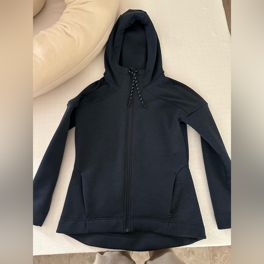 Sweaty Betty zip up. Great condition navy jacket